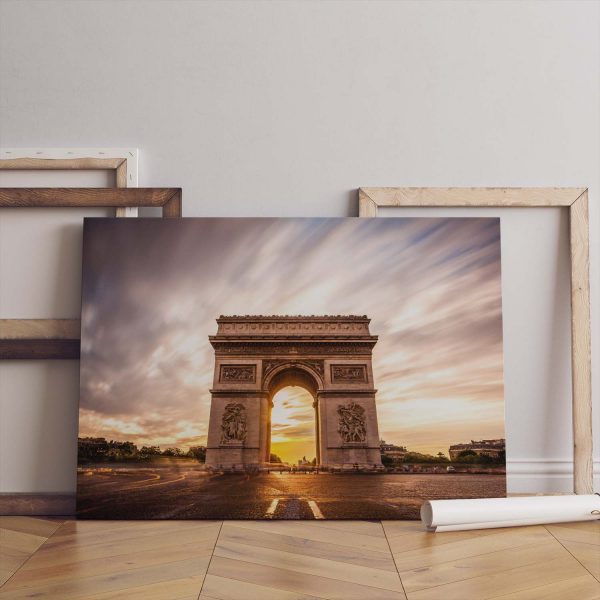 Tableau Arc de Triomphe Paris France Toile – Image 2