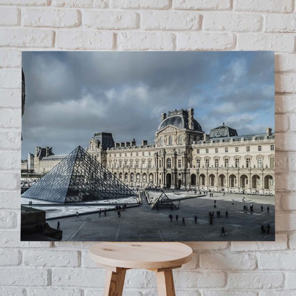 Tableau Le musée du Louvre France Toile – Image 2