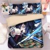 Housse De Couette Demon Slayer Kimetsu No Yaiba 3 Parure de lit Ensemble De Literie
