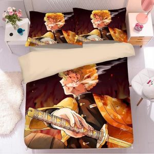 Housse De Couette Demon Slayer Kimetsu No Yaiba 13 Parure de lit Ensemble De Literie