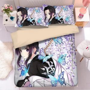 Housse De Couette Demon Slayer Kimetsu No Yaiba 2 Parure de lit Ensemble De Literie