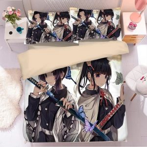 Housse De Couette Demon Slayer Kimetsu No Yaiba 21 Parure de lit Ensemble De Literie
