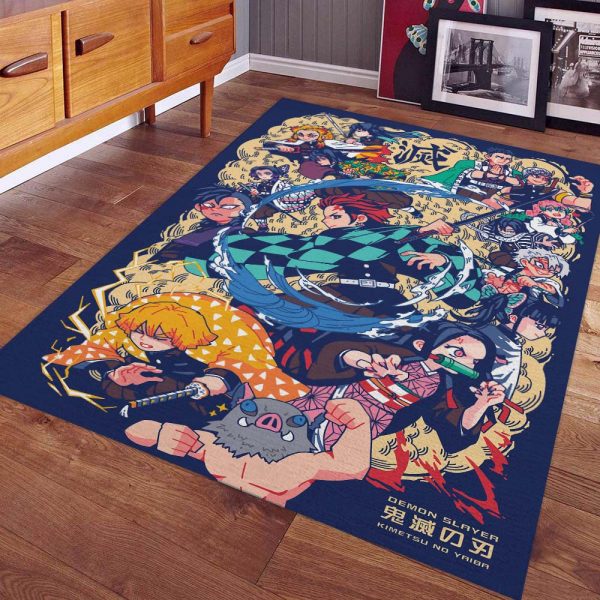 Tapis Personnages De Demon Slayer Kimetsu No Yaiba 1003 Tapis Chambre – Image 2