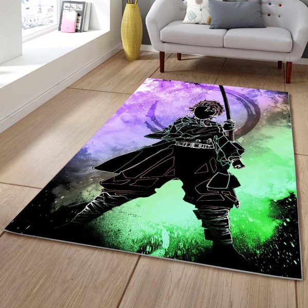 Tapis Tanjiro Demon Slayer Kimetsu No Yaiba 1004 Tapis Chambre – Image 2