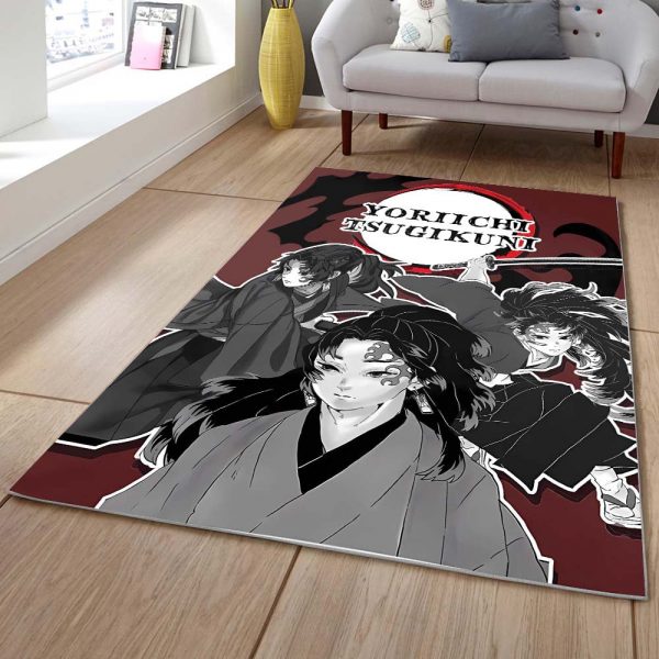 Tapis Yoriichi Tsugikuni Demon Slayer Kimetsu No Yaiba Tapis Chambre – Image 2