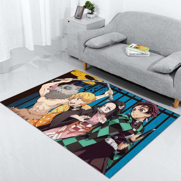 Tapis Personnages De Demon Slayer Kimetsu No Yaiba 1001 Tapis Chambre – Image 2