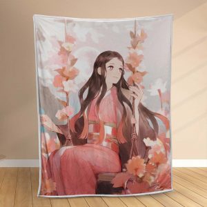 Couverture Nezuko Demon Slayer Kimetsu No Yaiba 1002 Plaid Polaire Plaid Canapé