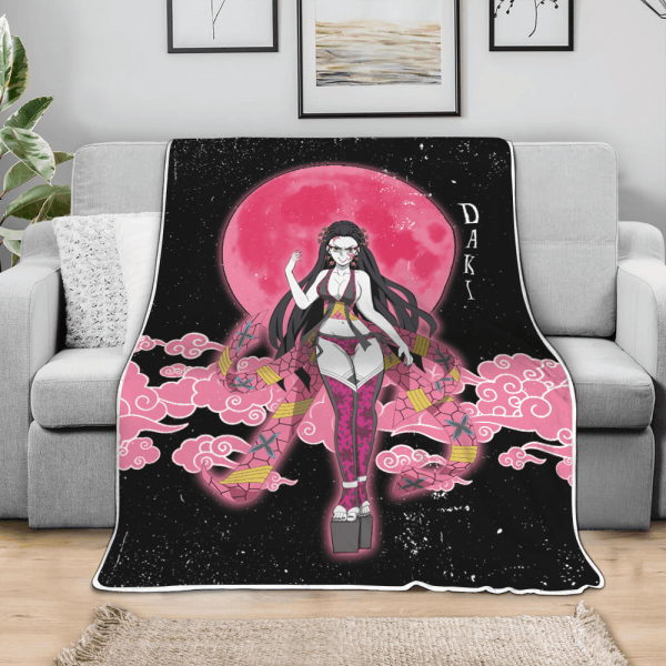 Couverture Daki Demon Slayer 02 Plaid Polaire Plaid Canapé – Image 3
