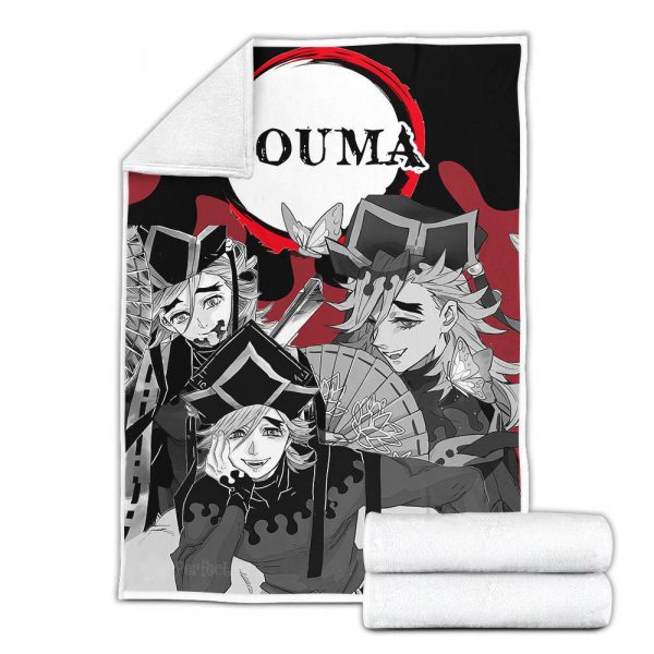 Couverture Douma Demon Slayer Plaid Polaire Plaid Canapé – Image 2
