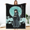 Couverture Muichirou Tokitou Demon Slayer Plaid Polaire Plaid Canapé