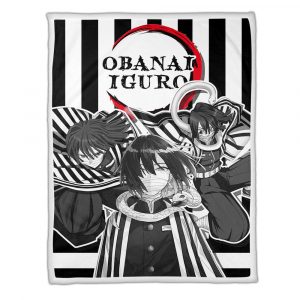 Couverture Obanai Iguro Demon Slayer 01 Plaid Polaire Plaid Canapé