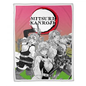 Couverture Kanroji Demon Slayer Plaid Polaire Plaid Canapé