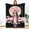 Couverture Nezuko Kamado Demon Slayer Plaid Polaire Plaid Canapé