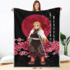 Couverture Kyoujurou Rengoku Demon Slayer Plaid Polaire Plaid Canapé