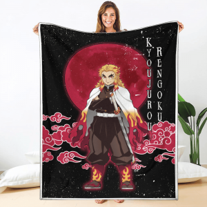 Couverture Kyoujurou Rengoku Demon Slayer Plaid Polaire Plaid Canapé
