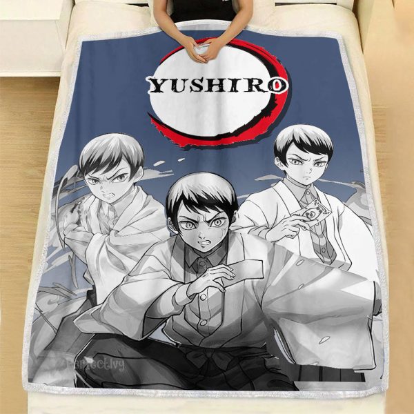 Couverture Yushiro Demon Slayer Plaid Polaire Plaid Canapé – Image 3
