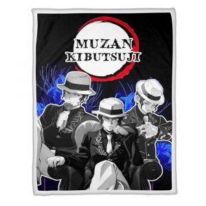 Couverture Kibutsuji Muzan Demon Slayer Plaid Polaire Plaid Canapé