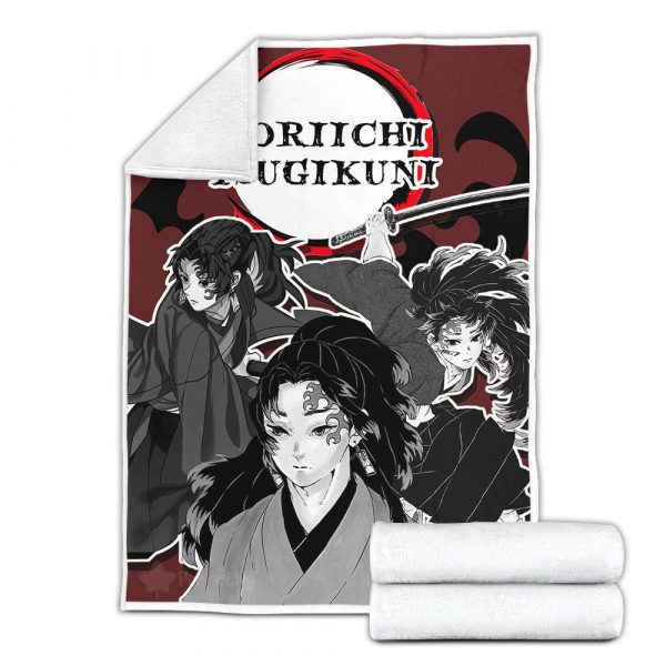 Couverture Tsugikuni Yoriichi Demon Slayer Plaid Polaire Plaid Canapé – Image 2