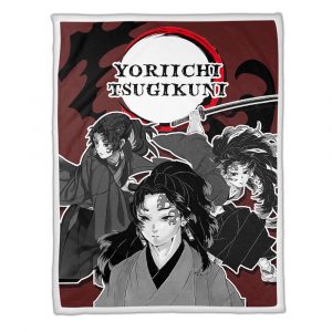 Couverture Tsugikuni Yoriichi Demon Slayer Plaid Polaire Plaid Canapé
