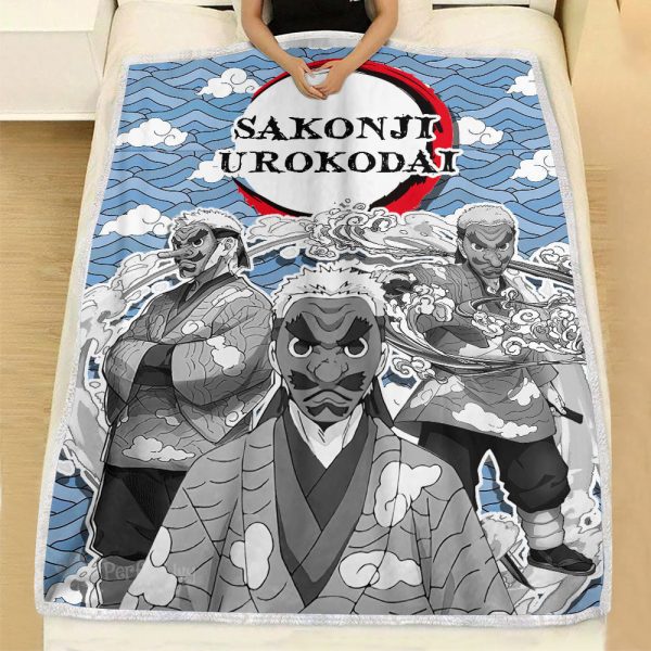 Couverture Sakonji Urokodaki Demon Slayer 01 Plaid Polaire Plaid Canapé – Image 3