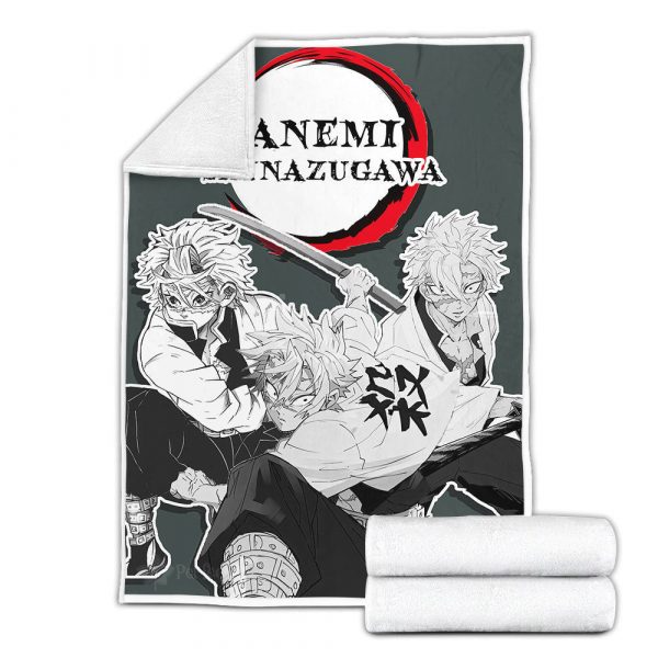 Couverture Shinemi Shinasugawa Demon Slayer Plaid Polaire Plaid Canapé – Image 2