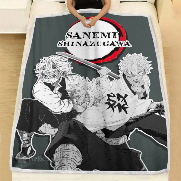 Couverture Shinemi Shinasugawa Demon Slayer Plaid Polaire Plaid Canapé – Image 3