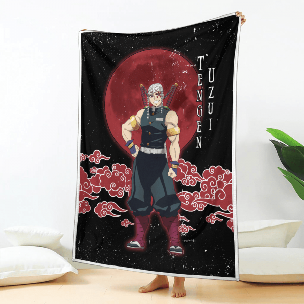 Couverture Tengen Uzui Demon Slayer 01 Plaid Polaire Plaid Canapé – Image 2