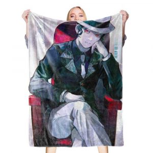 Couverture Demon Slayer Kibutsuji Muzan Plaid Polaire Plaid Canapé