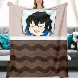 Couverture Demon Slayer Inosuke 1001 Plaid Polaire Plaid Canapé