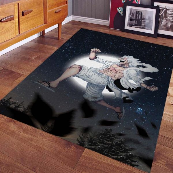 Tapis Monkey D. Luffy One Piece Gear 5 Cool 1 Tapis Chambre – Image 2