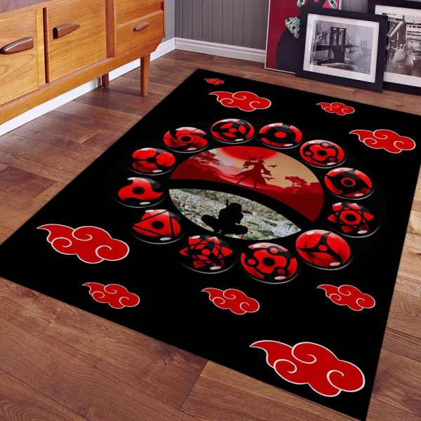 Tapis Itachi Uchiha Akatsuke 1001 Tapis Chambre – Image 2