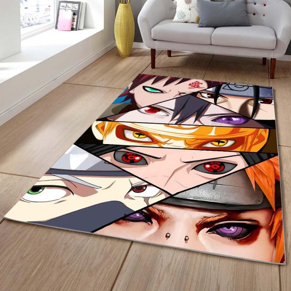 Tapis Naruto Tous Les Personnages 1003 Tapis Chambre – Image 2