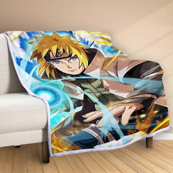Plaid Naruto Uzumaki Personnage 1012 Couverture Polaire Plaid Canapé – Image 2