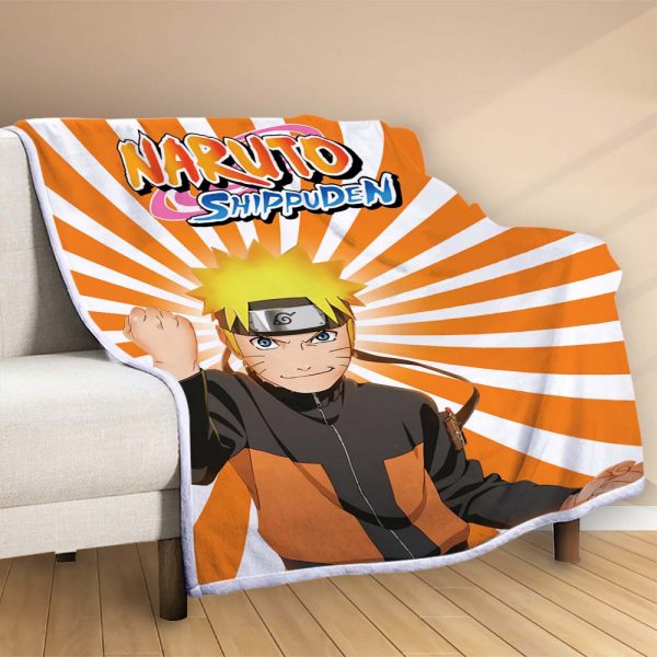 Plaid Naruto Anime Personnage 1002 Couverture Polaire Plaid Canapé – Image 2