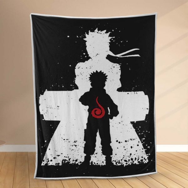 Plaid Naruto Uzumaki Personnage 1006 Couverture Polaire Plaid Canapé