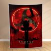 Plaid Uchiwa Itachi dans Naruto Manga 1002 Couverture Polaire Plaid Canapé