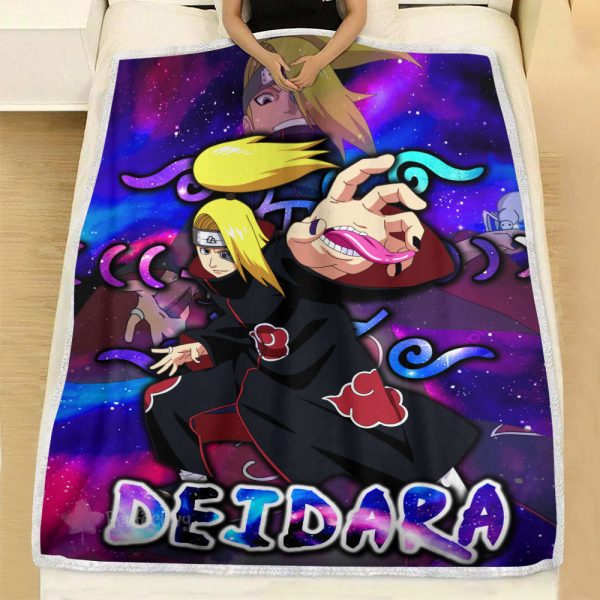Plaid Deidara Naruto 03 Couverture Plaid Polaire Plaid Canapé – Image 2