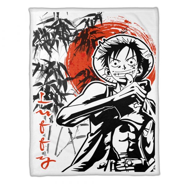 Plaid Monkey D. Luffy One Piece 02 Couverture Plaid Polaire Plaid Canapé – Image 2
