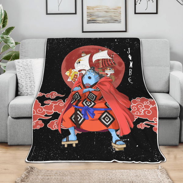 Plaid Jinbe One Piece 03 Couverture Plaid Polaire Plaid Canapé – Image 3