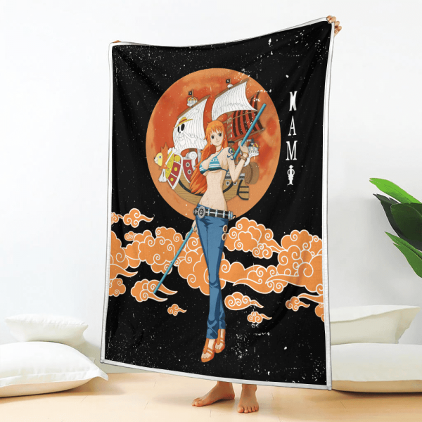 Plaid Nami One Piece 03 Couverture Plaid Polaire Plaid Canapé – Image 2