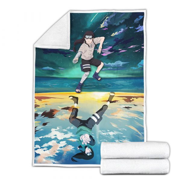 Plaid Neji Hyuga Naruto 01 Couverture Plaid Polaire Plaid Canapé – Image 3