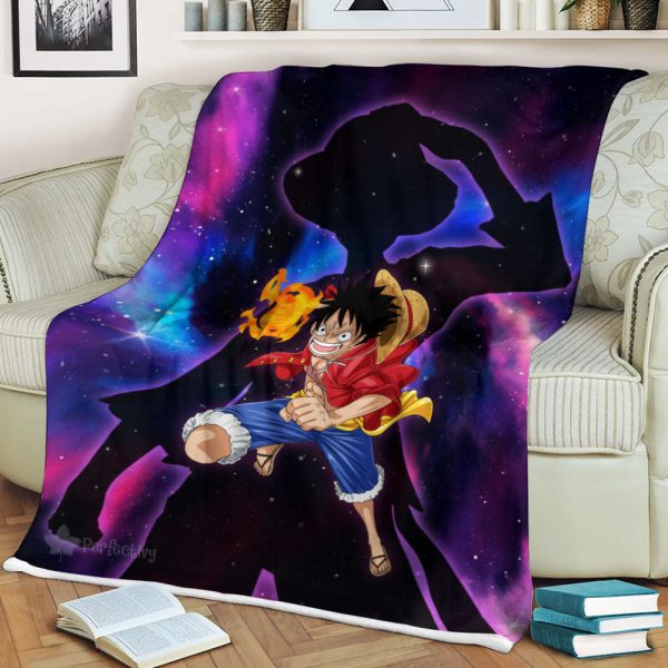 Plaid Monkey D. Luffy One Piece 01 Couverture Plaid Polaire Plaid Canapé – Image 2