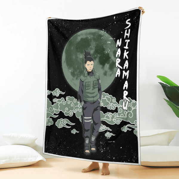 Plaid Nara Shikamaru Naruto Couverture Plaid Polaire Plaid Canapé – Image 2