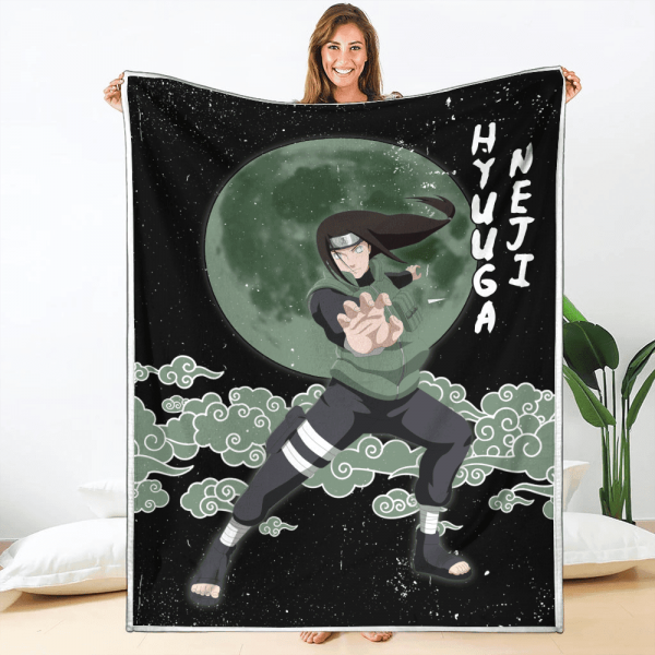 Plaid Neji Hyuga Naruto 03 Couverture Plaid Polaire Plaid Canapé