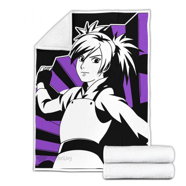 Plaid Temari Naruto 03 Couverture Plaid Polaire Plaid Canapé – Image 3