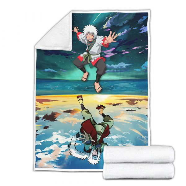 Plaid Jiraiya Hyuga Naruto Couverture Plaid Polaire Plaid Canapé – Image 3