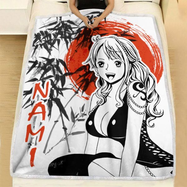 Plaid Nami One Piece 02 Couverture Plaid Polaire Plaid Canapé – Image 2