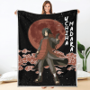 Plaid Uchiha Madara Naruto 01 Couverture Plaid Polaire Plaid Canapé