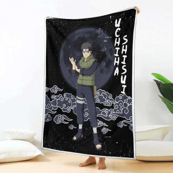 Plaid Uchiha Shisui Naruto 03 Couverture Plaid Polaire Plaid Canapé – Image 2