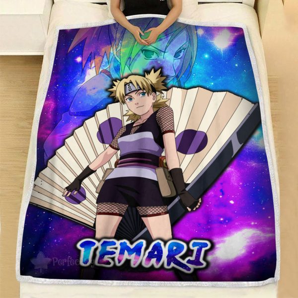 Plaid Temari Naruto 04 Couverture Plaid Polaire Plaid Canapé – Image 2